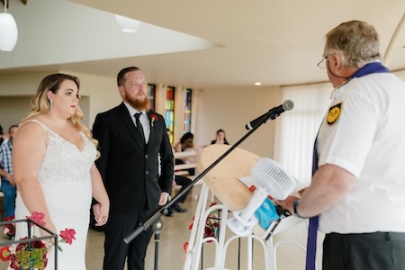 Wedding ceremony by Dr. Gerrit Rademeyer in Hendrina