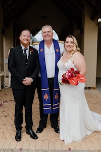 Wedding ceremony by Dr. Gerrit Rademeyer in Hendrina