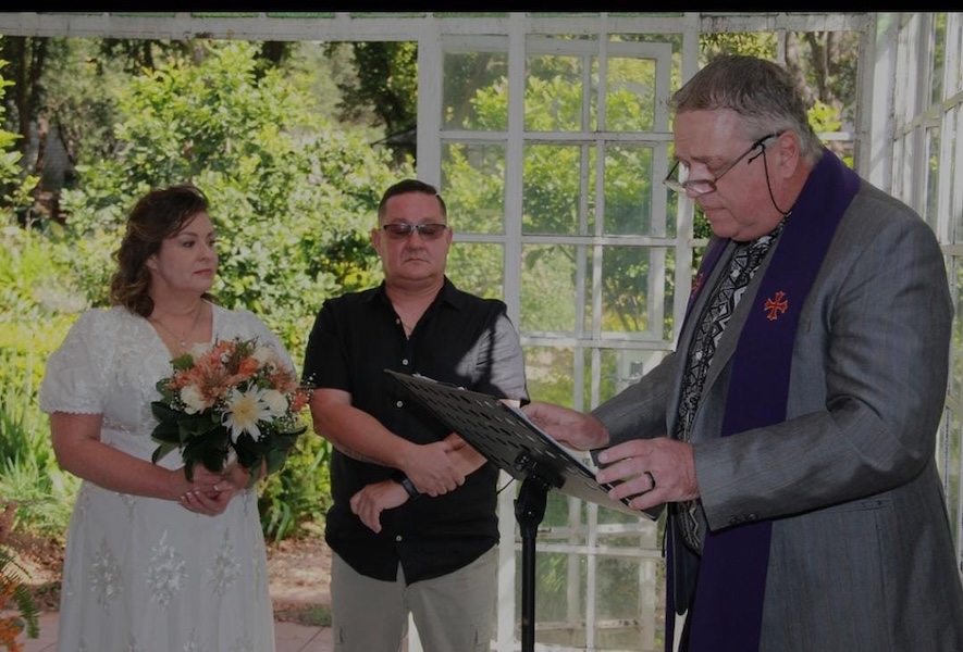 Wedding ceremony by Dr. Gerrit Rademeyer in Hendrina
