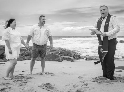 Wedding ceremony by Dr. Gerrit Rademeyer in Hendrina