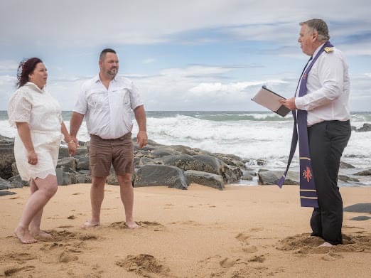 Wedding ceremony by Dr. Gerrit Rademeyer in Hendrina
